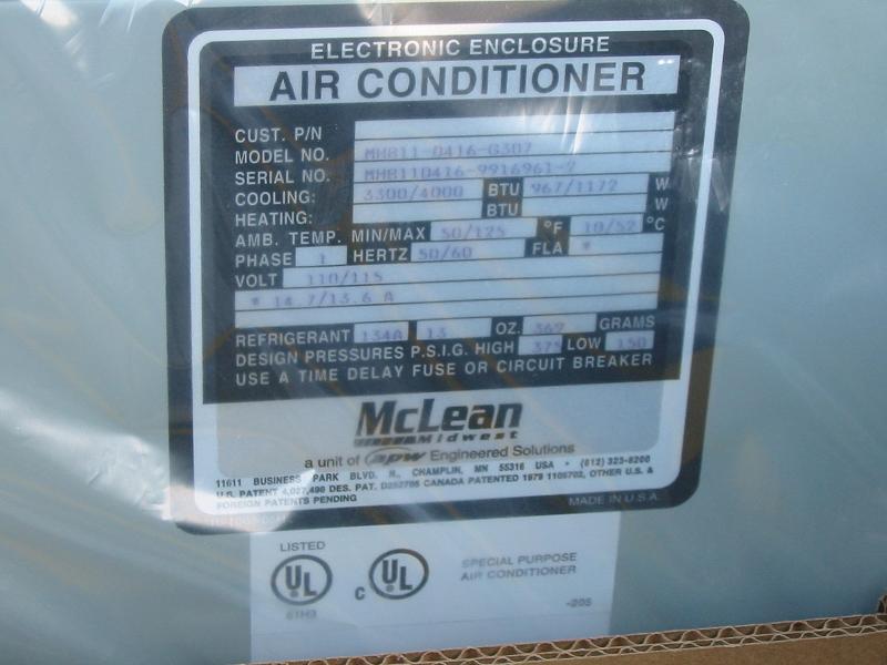 4000BTU new equipment (electronic/cabinet/enclosur)AC air conditioner
