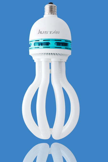 High power lutos-shaped compact energy saving lamp