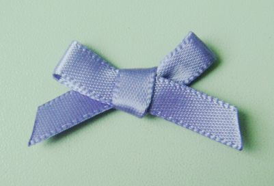 mini satin ribbon bow used in lingerie