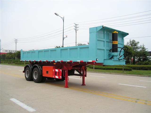 tipping semi trailer