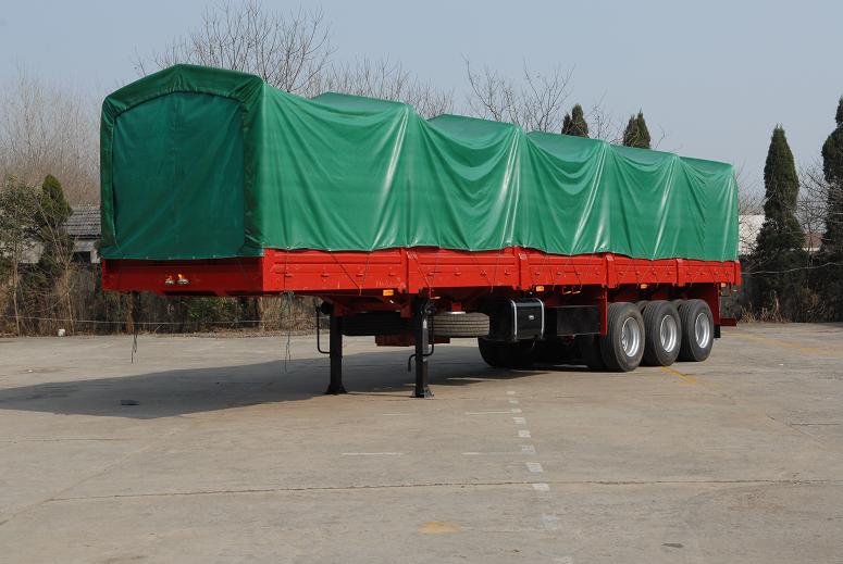 Box semi trailer