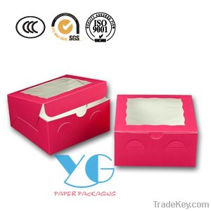 Paper Chocolate box with pvc window