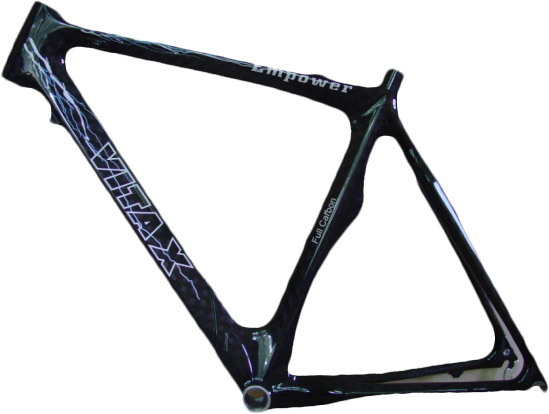 carbon fiber road bicycle frame