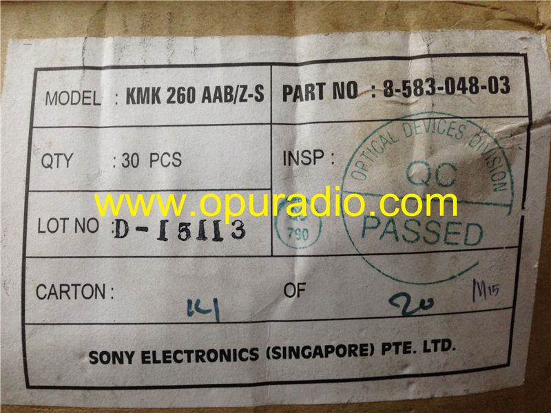 Radio for SONY KMK260AAB MD mechanism for SONY KMK-260AAB KMS260A PICK UP
