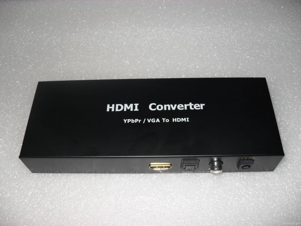 Component+VGA to HDMI converter