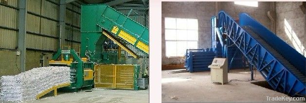 fully automatic waste paper baler machine