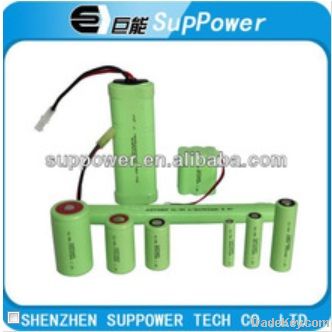 nimh battery nicd SC 1800mah 7.2v rechargeable battery pack