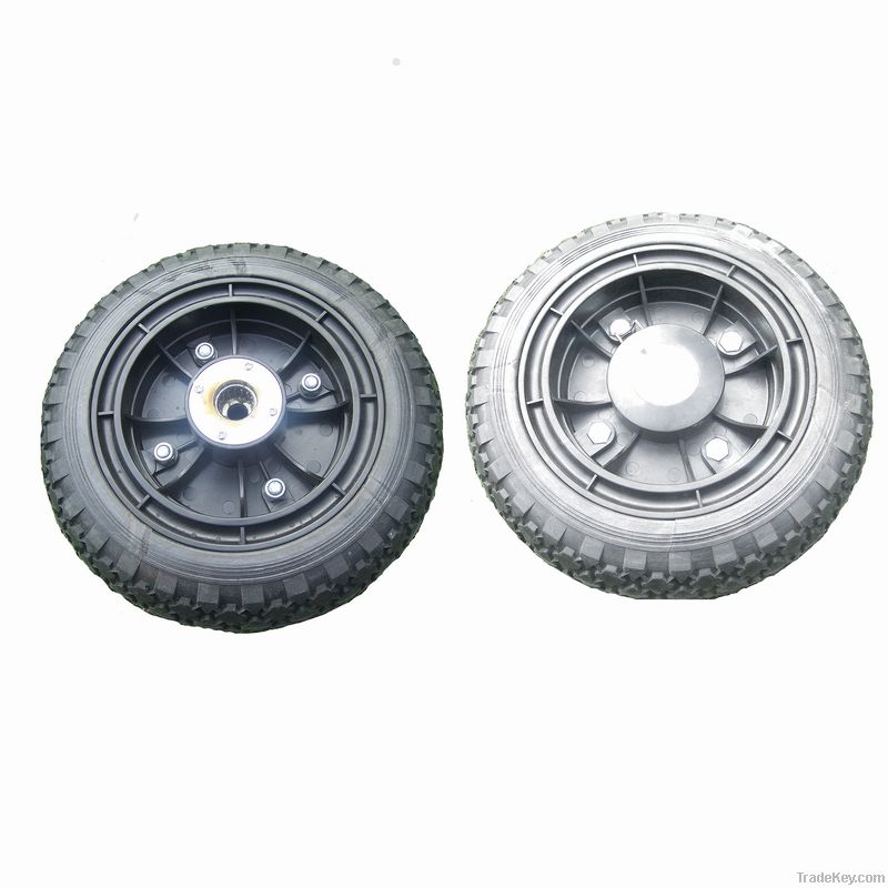 10" Rubber Airless Quick Release Trolley Wheels