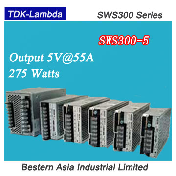 TDK-Lambda 300W 5V AC Power Supply: SWS300-5