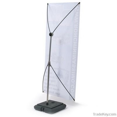 outdoor X  banner stand