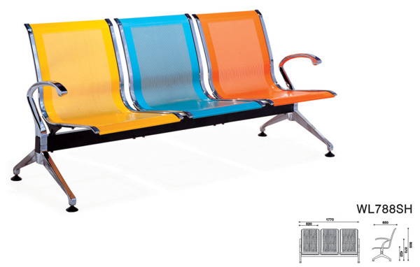 airport chair, 3 seater waiting chair, office furniture, public chair