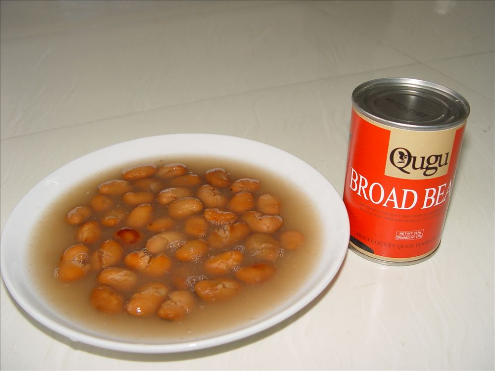 Canned broad bean
