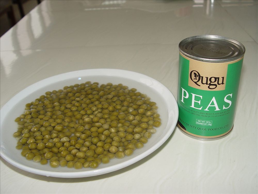 Canned green pea