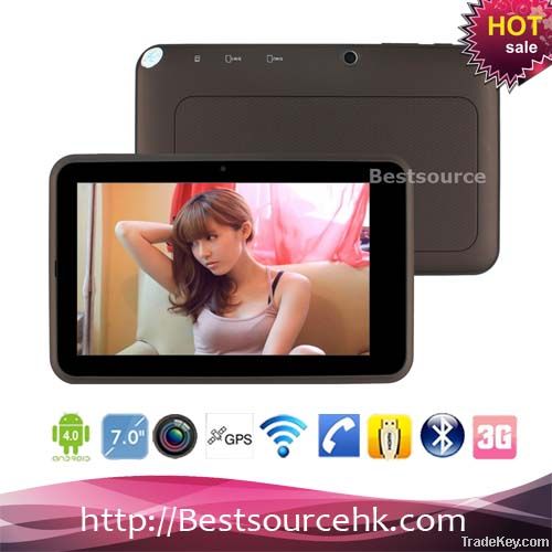 3G/2G full function 7inch tablet pc gps/wifi/bluetooth/HDMI/dual core