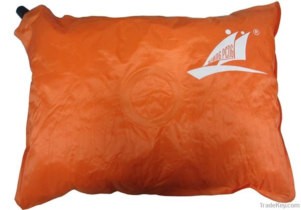 Inflatable outdoor camping pillow