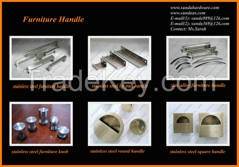 stainless steel furniture handles