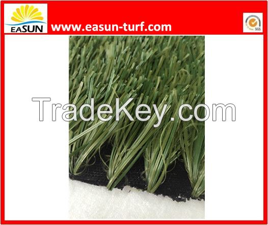 Most quality soft feeling and natural looking evergreen turf with two colors and unique profile for