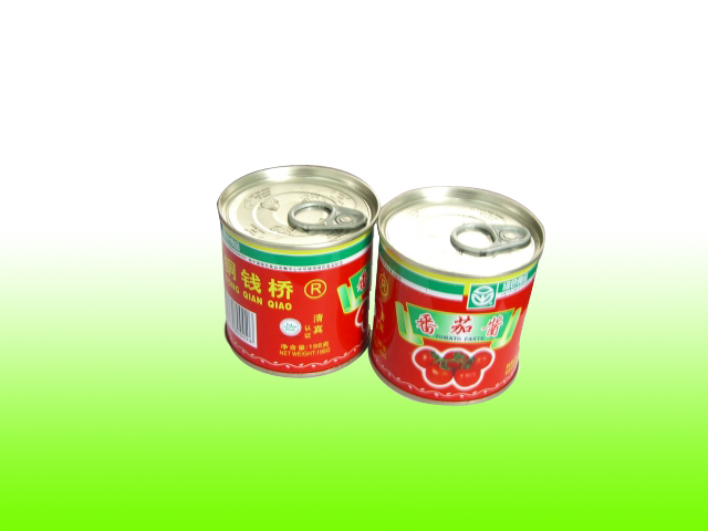 canned tomato paste (HACCP approved)