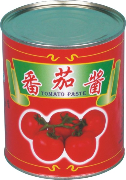 canned tomato paste (easy open)