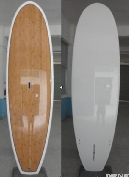 9'5'' Stand up paddle board with bamboo deck