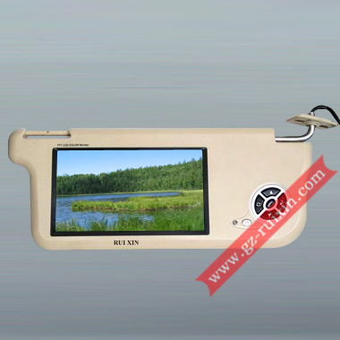 sun visor car lcd monitor