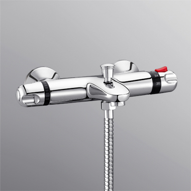 Thermostatic bath mixer