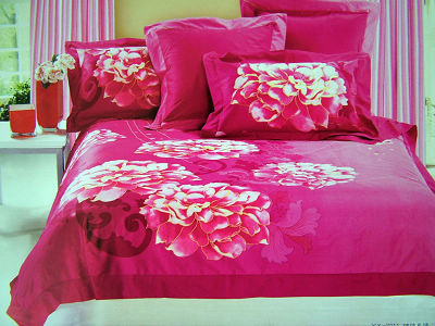 Reactived Printed Cotton Bed Sheet