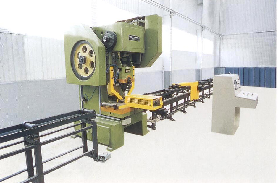 Semiautomatic CNC Punching Line for Angles Model AP16