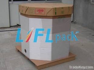 Paper IBC for bulk liquid storage and transport