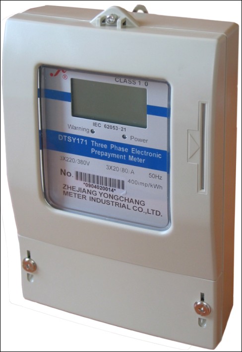 DTSY171 Three Phase Smart IC Card Pre-paid Meter/ Prepayment Meter (3P