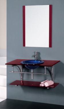 Glass vanity(basin)