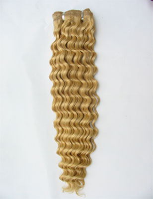 Human hair weaving and bulk