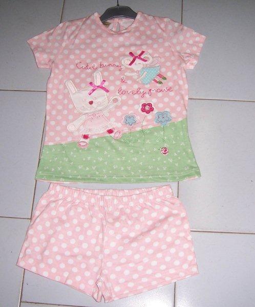 girls shorty set