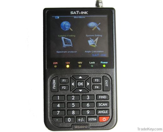 Digital HD Satellite Finder Meter With Spectrum Analyzer WS-6912