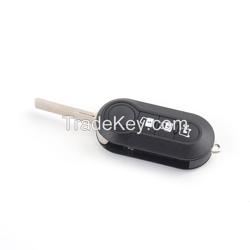 Flip Remote Car Key Shell For F-iat car key replacement