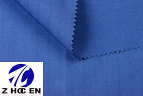 Anti-static fabric for workwear