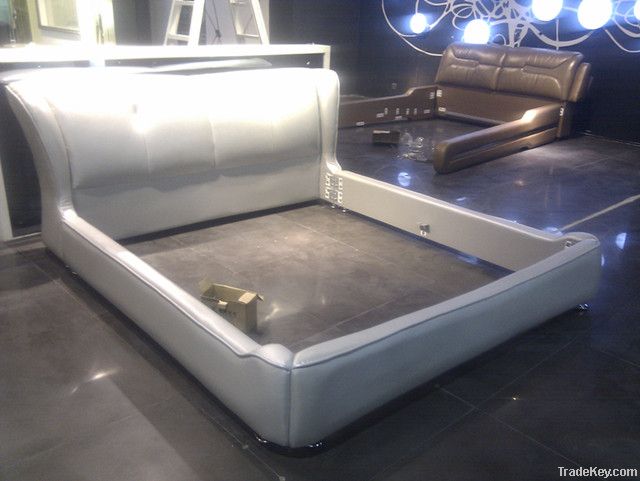 leather bed