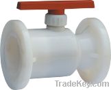 PVC Flanged ball valve