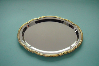 silver plated tray