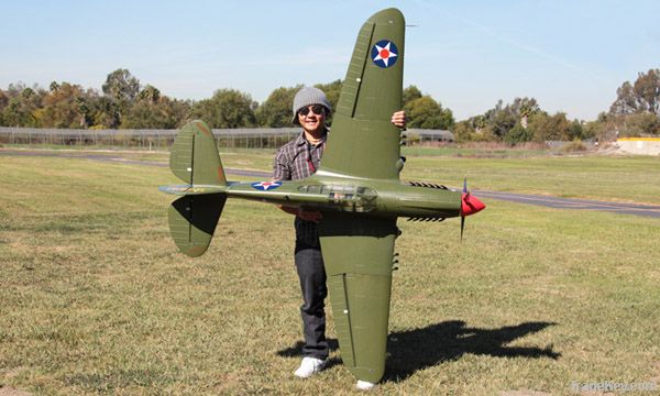 P40 propeller rc plane