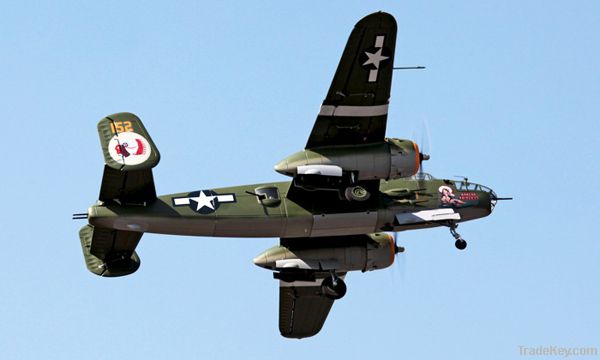 Biggest warbird RC airplane B25