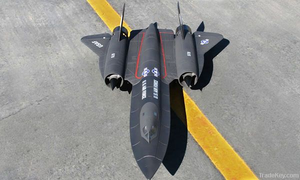 SR71 RC model plane