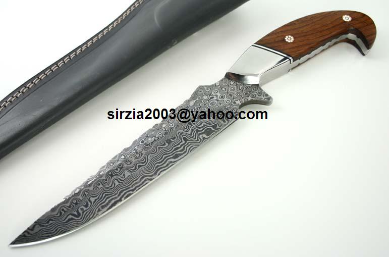 Damascus knife