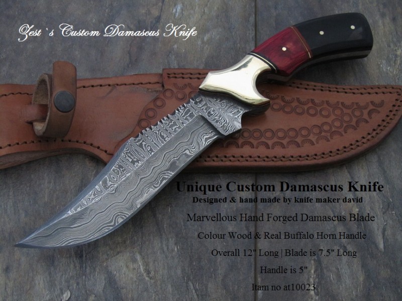 Damascus knife