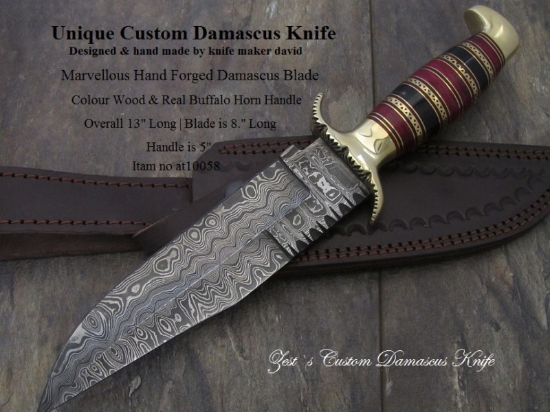 Damascus knife