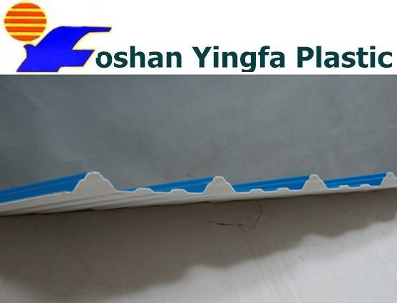 big trapezoid PVC roof tile