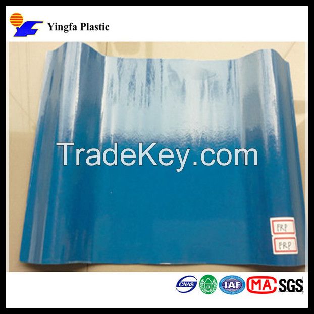 Trapezoid roof tile FRP 