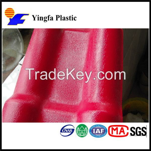 Brick Red Villa PVC Roof Tiles