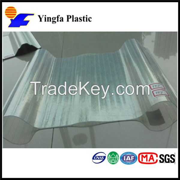 Trapezoid roof tile FRP