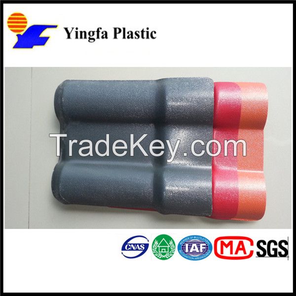 affordable plastic roof tile synthetic resin chinese roof tile